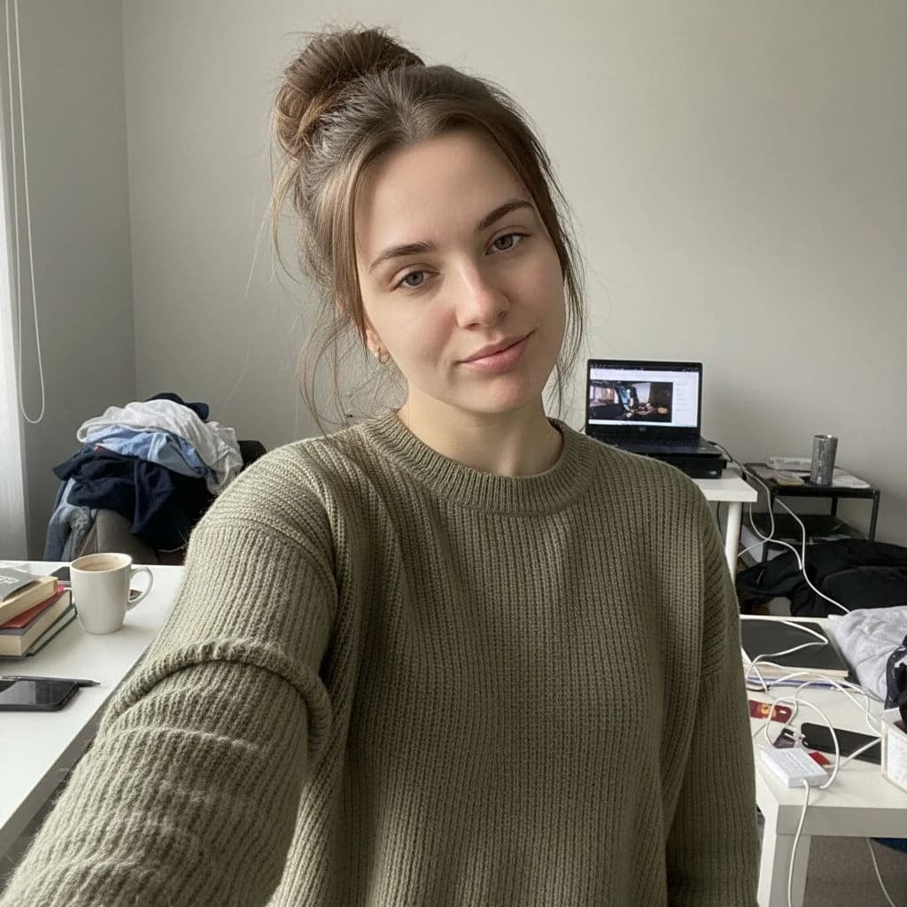 Casual selfie before using SelfAI AI headshot generator