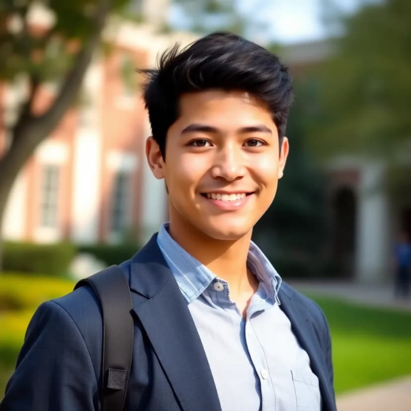 AI headshot for students - affordable professional portrait for internship applications
